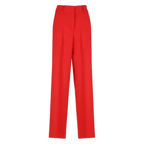 Trousers > Wide Trousers - - Msgm - Modalova