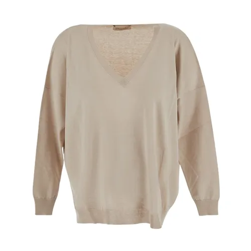 Knitwear > V-neck Knitwear - - Gentryportofino - Modalova