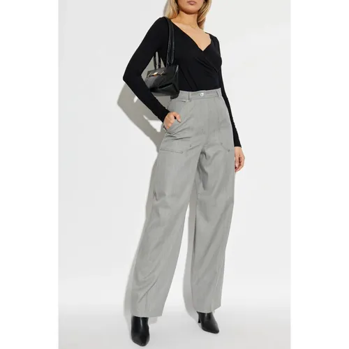 Trousers > Straight Trousers - - Max Mara - Modalova