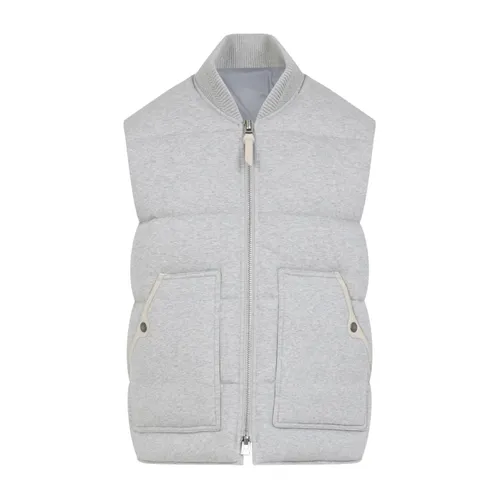Tom Ford - Jackets > Vests - Gray - Tom Ford - Modalova