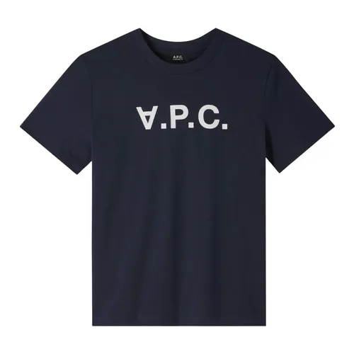 A.p.c. - Tops > T-Shirts - Blue - A.p.c. - Modalova