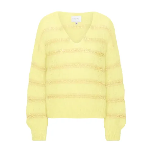 Knitwear > V-neck Knitwear - - American Dreams - Modalova