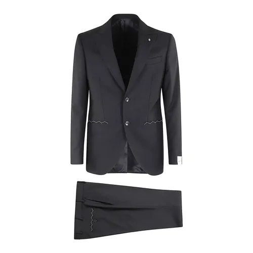 Suits > Suit Sets > Single Breasted Suits - - Luigi Bianchi Mantova - Modalova