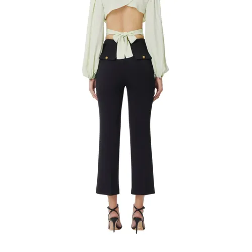 Trousers > Cropped Trousers - - Elisabetta Franchi - Modalova