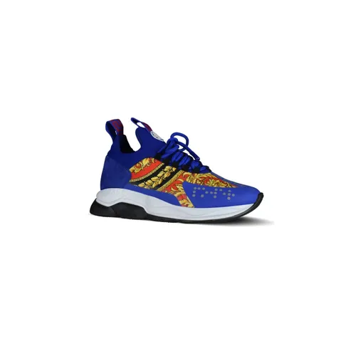 Versace - Shoes > Sneakers - Blue - Versace - Modalova