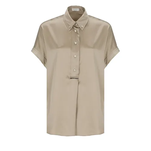 Blouses & Shirts > Shirts - - Brunello Cucinelli - Modalova