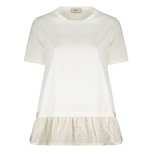 Herno - Tops > T-Shirts - White - Herno - Modalova