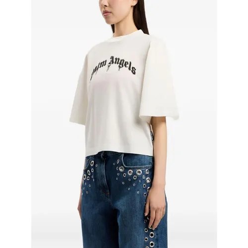 Tops > T-Shirts - - Palm Angels - Modalova