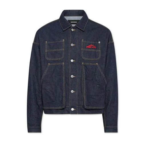 Jackets > Denim Jackets - - Dsquared2 - Modalova