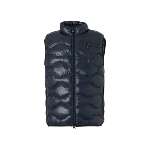 Blauer - Jackets > Vests - Blue - Blauer - Modalova