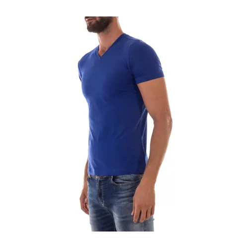 Armani - Tops > T-Shirts - Blue - Armani - Modalova
