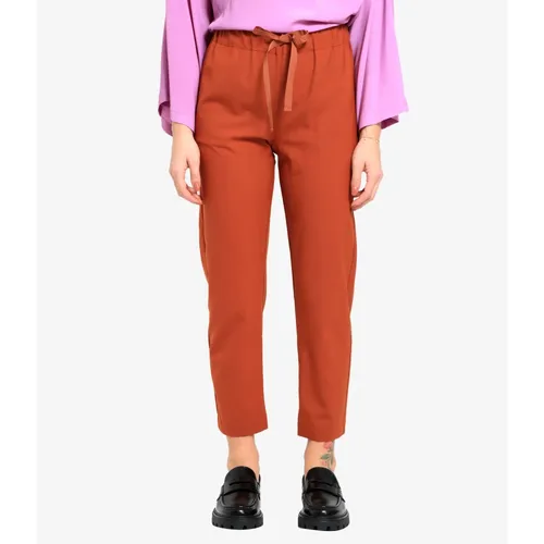 Trousers > Slim-fit Trousers - - Semicouture - Modalova