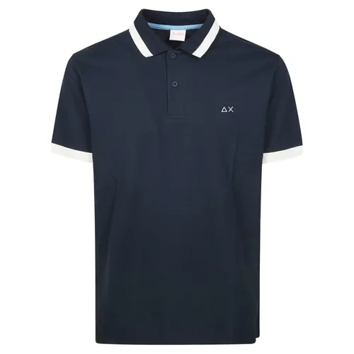 Sun68 - Tops > Polo Shirts - Blue - Sun68 - Modalova