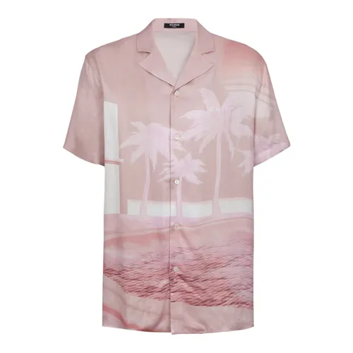 Shirts > Short Sleeve Shirts - - Balmain - Modalova