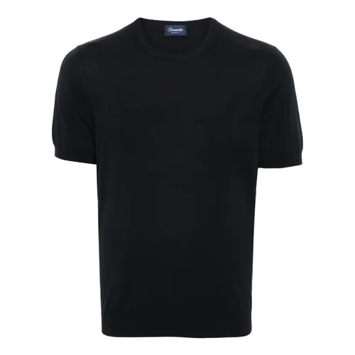 Drumohr - Tops > T-Shirts - Blue - Drumohr - Modalova