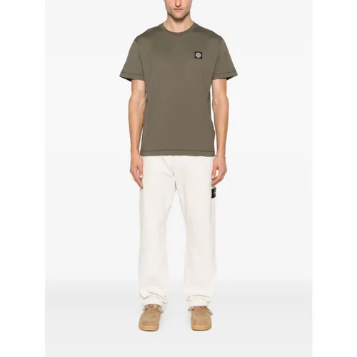 Tops > T-Shirts - - Stone Island - Modalova