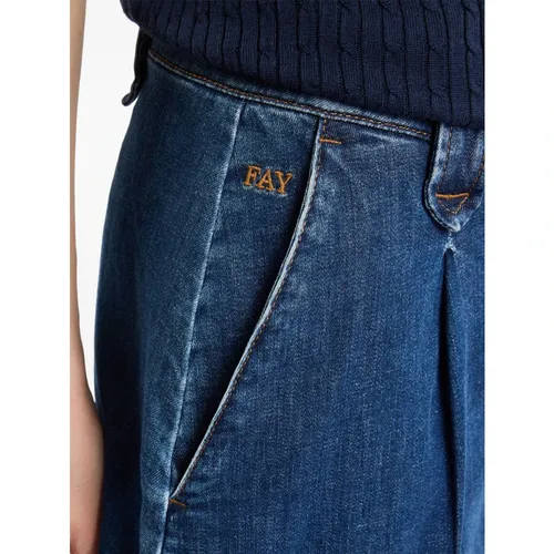 Shorts > Denim Shorts - - Fay - Modalova