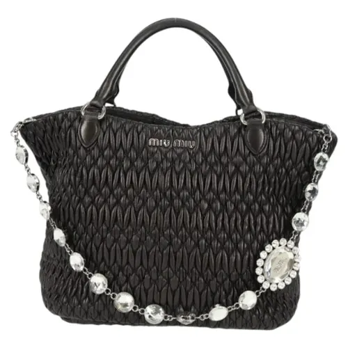 Pre-owned > Pre-owned Bags > Pre-owned Tote Bags - - Miu Miu Pre-owned - Modalova