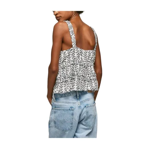 Tops > Sleeveless Tops - - Pepe Jeans - Modalova