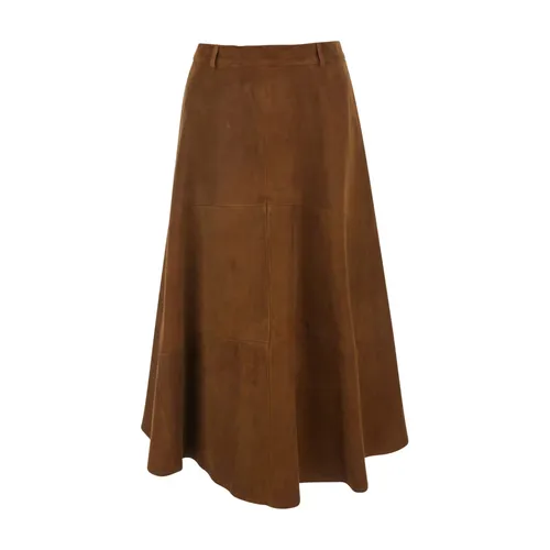 Skirts > Leather Skirts - - Semicouture - Modalova