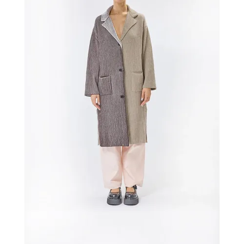 Coats > Single-Breasted Coats - - Moschino - Modalova