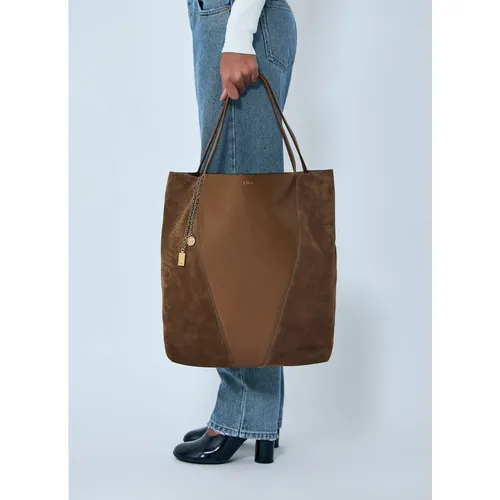 Chloé - Bags > Tote Bags - Brown - Chloé - Modalova