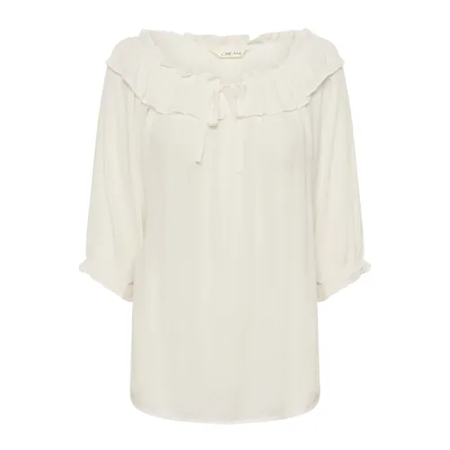 Blouses & Shirts > Blouses - - Cream - Modalova