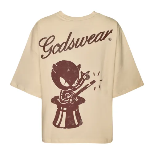 Gcds - Tops > T-Shirts - Beige - Gcds - Modalova