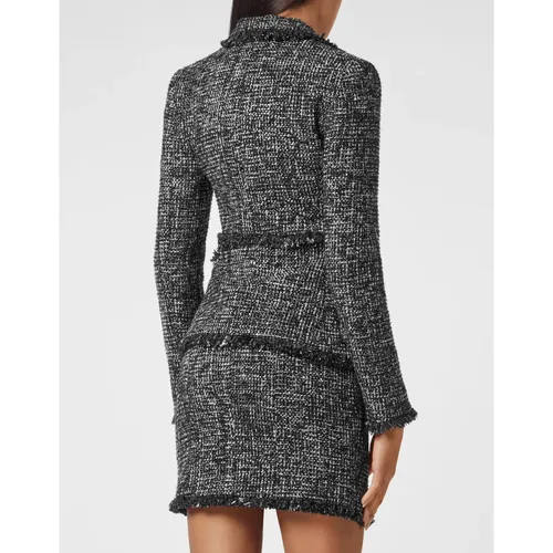 Jackets > Tweed Jackets - - Philipp Plein - Modalova
