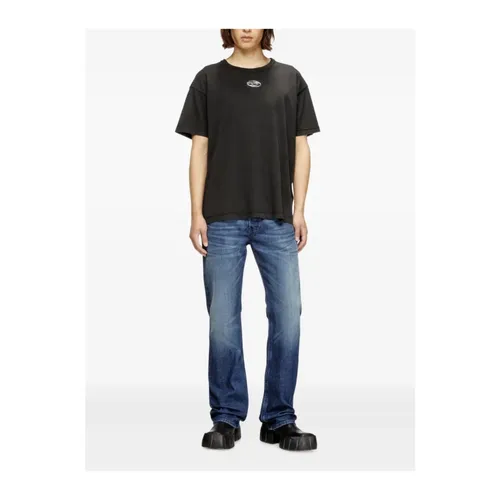 Diesel - Tops > T-Shirts - Black - Diesel - Modalova