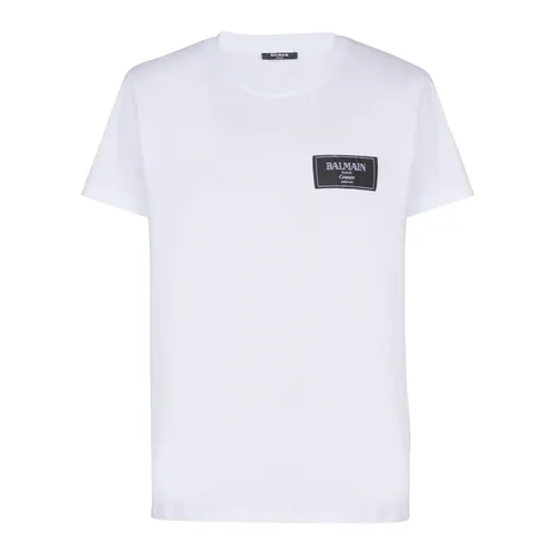 Balmain - Tops > T-Shirts - White - Balmain - Modalova