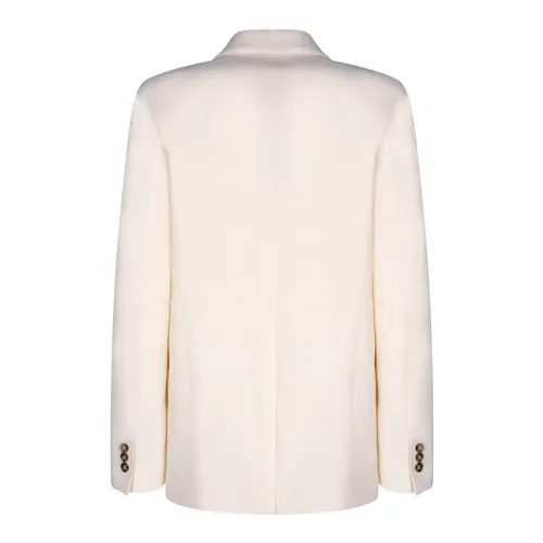 Msgm - Jackets > Blazers - Beige - Msgm - Modalova