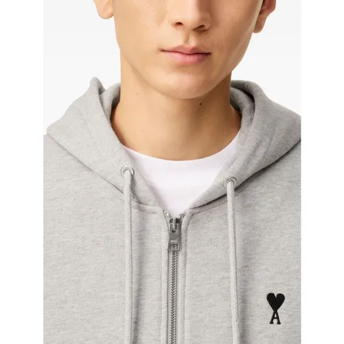 Sweatshirts & Hoodies > Zip-throughs - - Ami Paris - Modalova