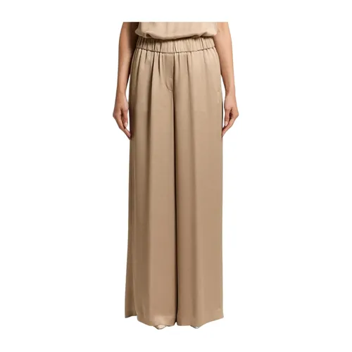 Trousers > Wide Trousers - - Peserico - Modalova