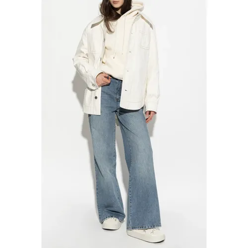 Jackets > Denim Jackets - - Ami Paris - Modalova