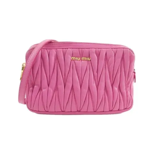 Pre-owned > Pre-owned Bags > Pre-owned Cross Body Bags - - Miu Miu Pre-owned - Modalova