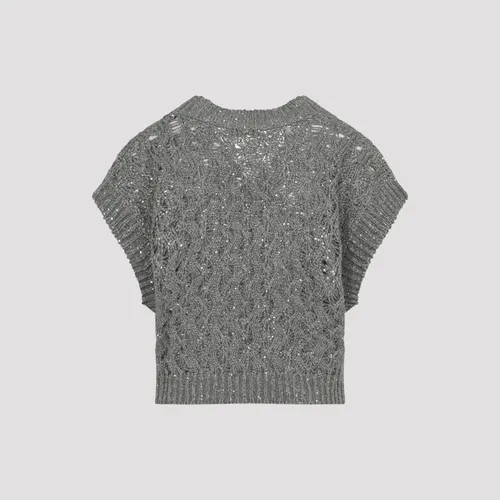 Knitwear > V-neck Knitwear - - Brunello Cucinelli - Modalova