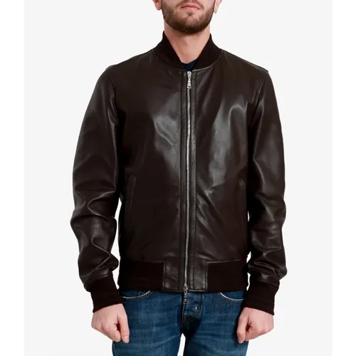 Jackets > Leather Jackets - - Tagliatore - Modalova