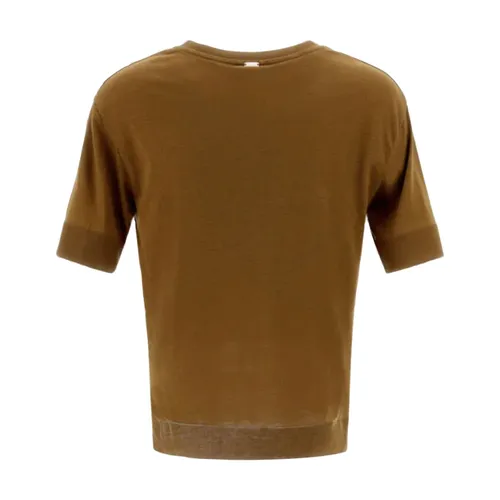 Herno - Tops > T-Shirts - Brown - Herno - Modalova