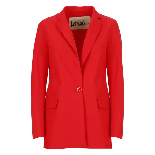 Herno - Jackets > Blazers - Red - Herno - Modalova