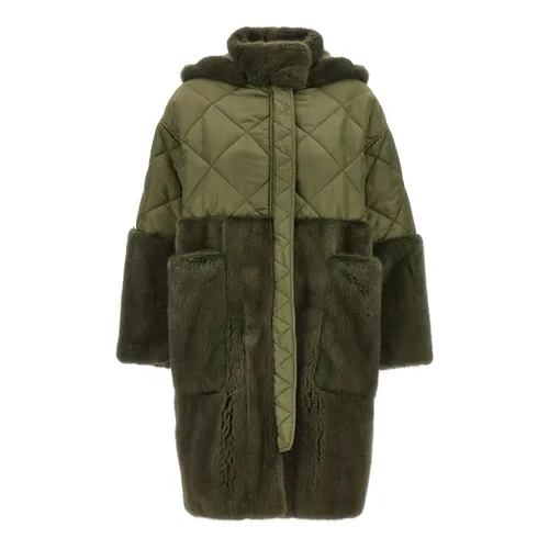 Jackets > Faux Fur & Shearling Jackets - - Blancha - Modalova