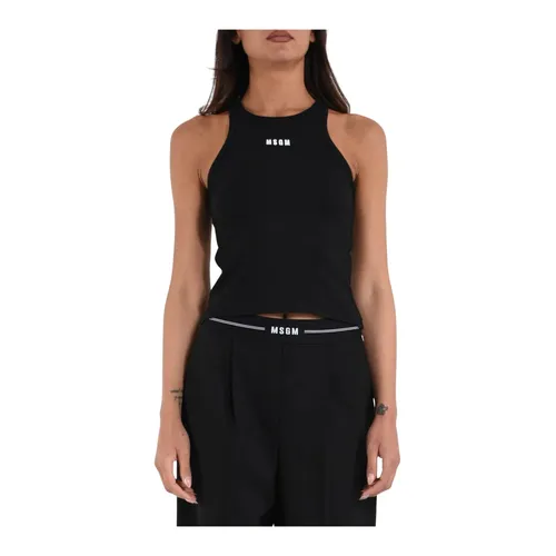 Tops > Sleeveless Tops - - Msgm - Modalova