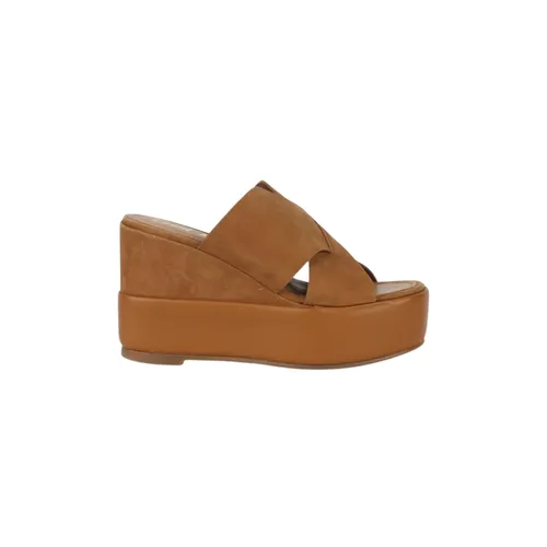 Shoes > Heels > Wedges - - Coral Blue - Modalova