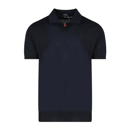 Kiton - Tops > Polo Shirts - Blue - Kiton - Modalova