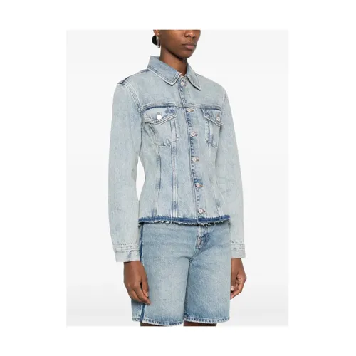 Jackets > Denim Jackets - - 7 For All Mankind - Modalova