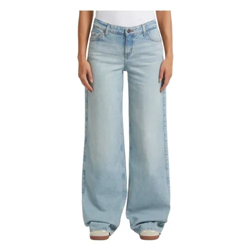 Guess - Jeans > Wide Jeans - Blue - Guess - Modalova