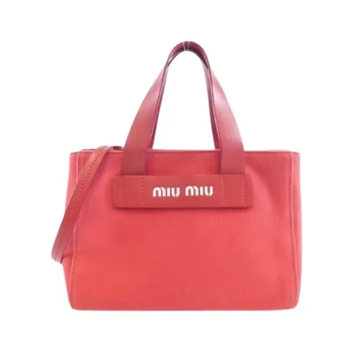 Pre-owned > Pre-owned Bags > Pre-owned Tote Bags - - Miu Miu Pre-owned - Modalova