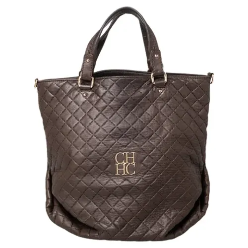 Pre-owned > Pre-owned Bags > Pre-owned Tote Bags - - Carolina Herrera Pre-owned - Modalova