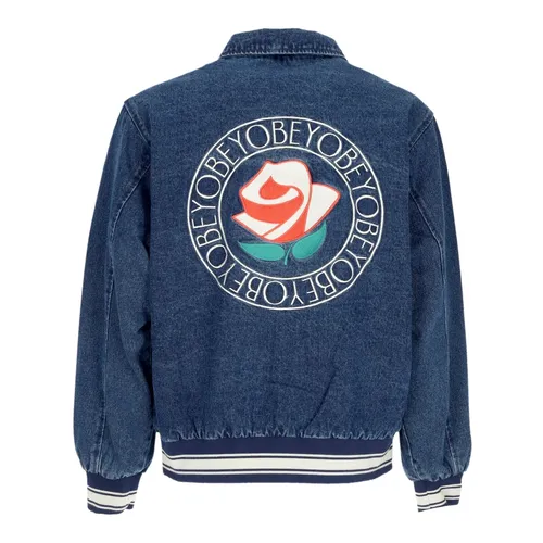 Jackets > Denim Jackets - - Obey - Modalova
