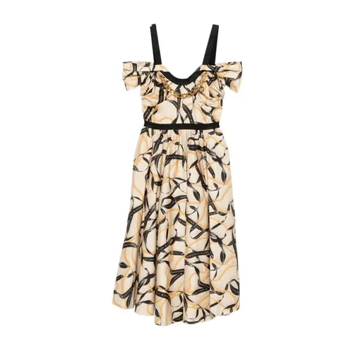 Dresses > Day Dresses > Midi Dresses - - Elisabetta Franchi - Modalova